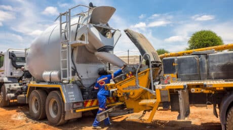 Funding for large concrete pumping truck